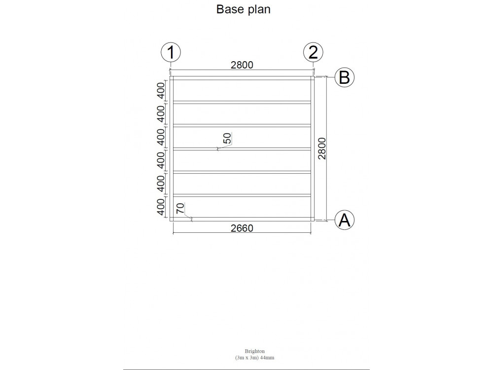 Holz-Gartenhaus Brighton 3x3m, 44mm Bitumendachschindel ...