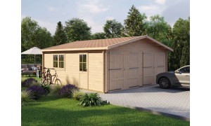 Doppel-Garage 6x6m, 44mm
