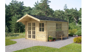 Holz-Gartenhaus MONACO 3x3m...