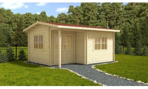 Holz-Gartenhaus ALPINA plus...