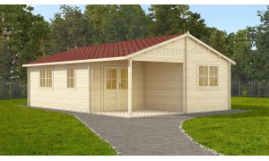 Holz-Sommerhaus LORA 6 x...