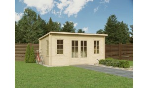 Holz-Gartenhaus TORINO plus...