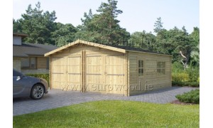 Doppel-Garage 6x6m, 44mm